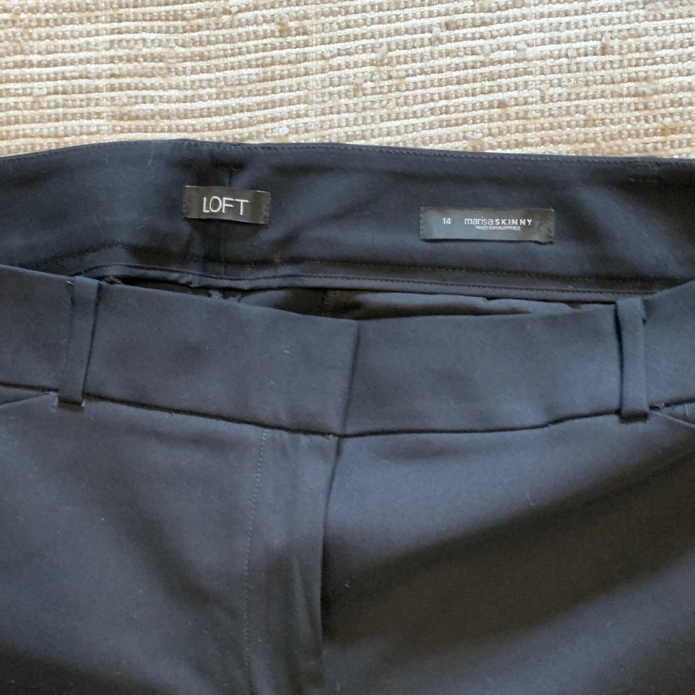 LOFT Black Women's Trousers - Picture 2 of 5